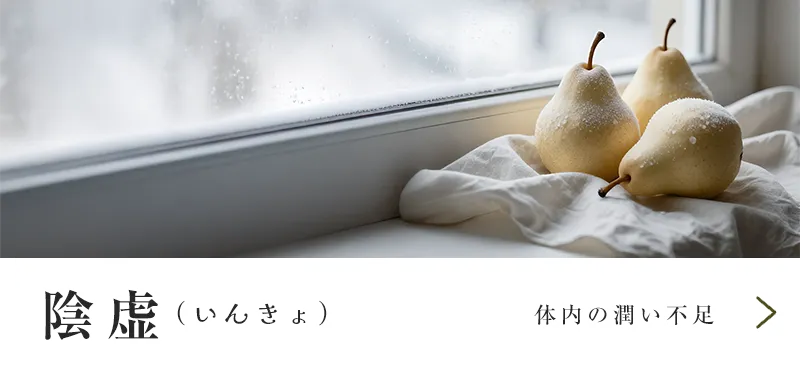 陰虚（いんきょ）