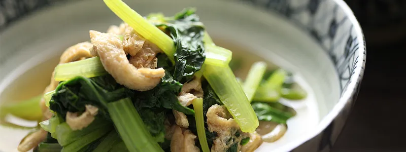 火を通した旬の野菜をたっぷり食べる